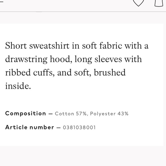 Cropped Striped Hoodie (size M) - Picture 8 of 8